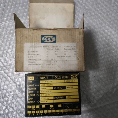 DEIF Power Transducer TAP-210DG/3 Accurate Energy Meter