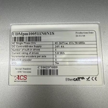ACS UDMpm100511N0N1S - High-Performance Controller