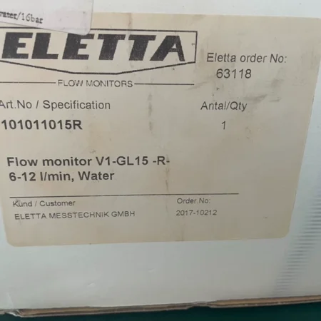 ELETTA 101011015R - High-Performance Liquid Flow Sensor