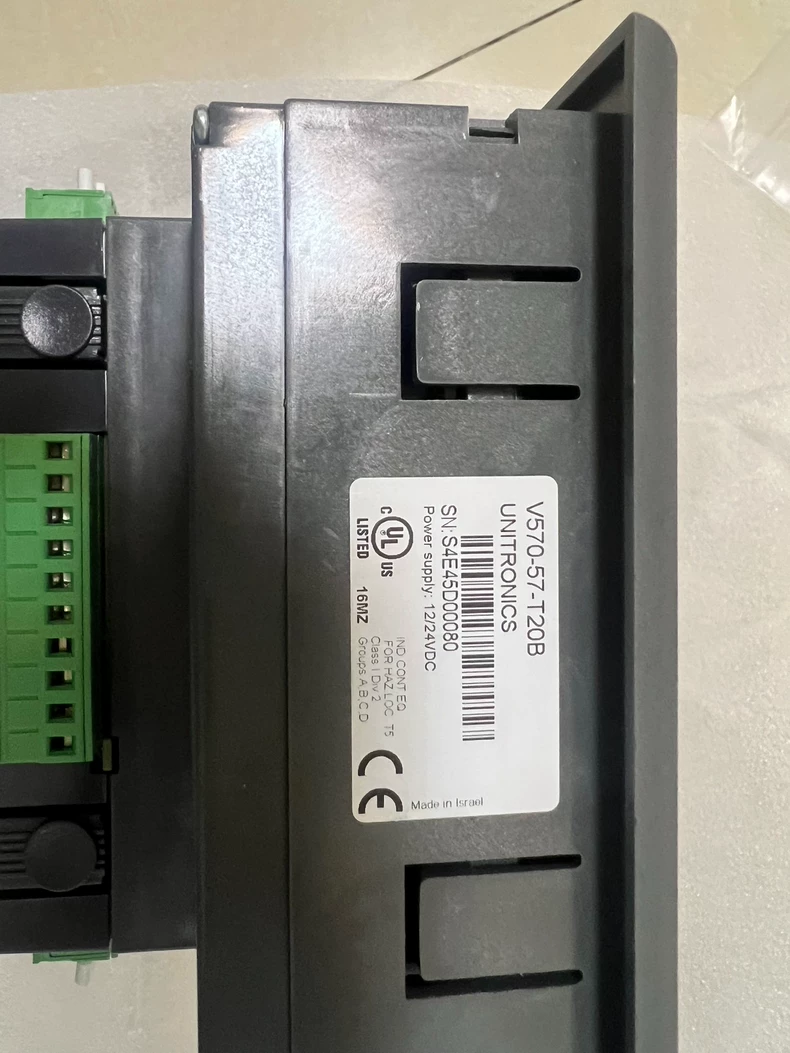 UNITRONICS V570-57-T20B Touch Screen HMI 1 V570-57-T20B