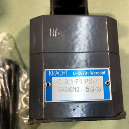 KRACHT Flow Sensor Model VC0.1F1PS/71 - Industrial Grade Device