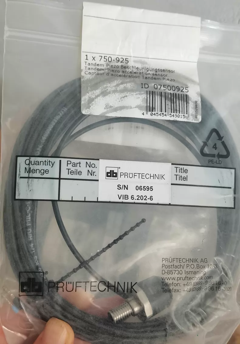 PRUFTECHNIK VIB 6.202-6 06595 for Accurate Vibration Detection 1 PRUFTECHNIK VIB 6.202-6 06595 for Accurate Vibration Detection