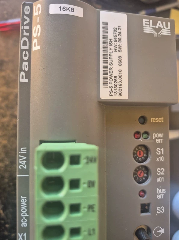 ELAU Servo Drive PS-5 VPM02D20AA22 Efficient Power Module 1 ELAU Servo Drive PS-5 VPM02D20AA22 Efficient Power Module