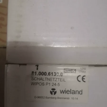 Wieland Power Supply WIPOS P1 24-5 81.000.6130.0 Model