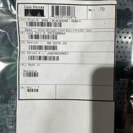 Cisco Network Interface Module WS-X4306-GB= for Switches