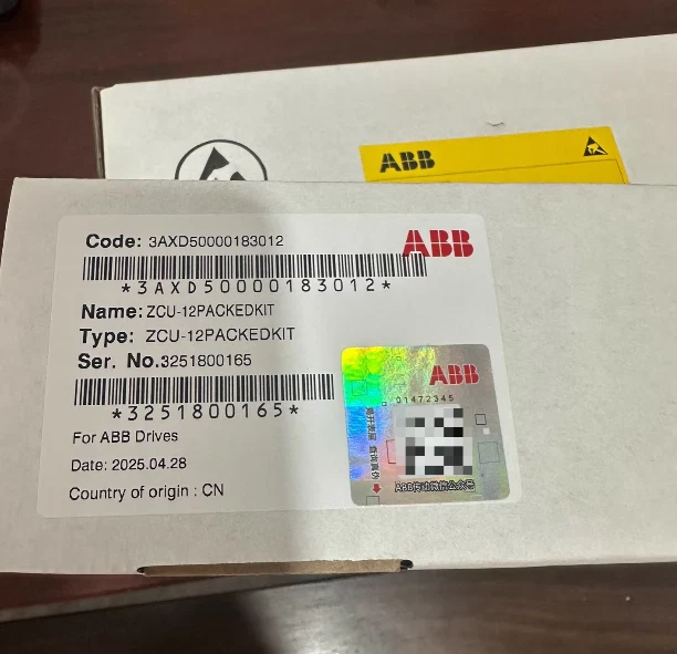 ABB Control Unit ZCU-12 3AXD50000183012 for Automation 1 ABB Control Unit ZCU-12 3AXD50000183012 for Automation