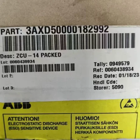 ABB ZCU-14 3AXD50000182992 Control Unit for Automation