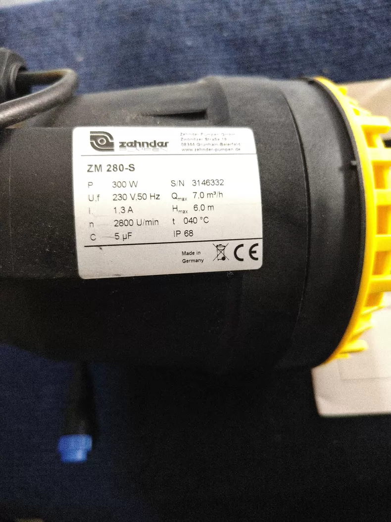 Zede Submersible Pump Model ZM 280-S - Efficient Water Pump 1 Zede Submersible Pump Model ZM 280-S - Efficient Water Pump