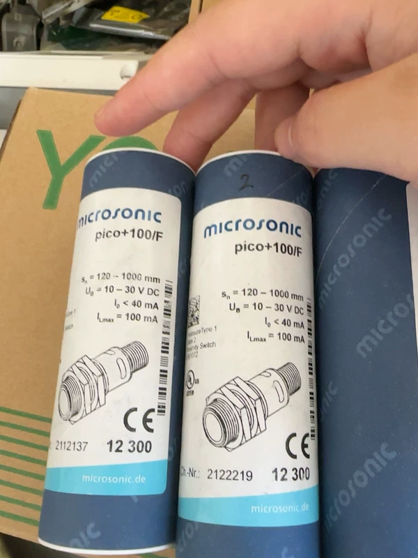 Microsonic pico+100/F Ultrasonic Sensor Precision Measuring 1 Microsonic pico+100/F Ultrasonic Sensor Precision Measuring
