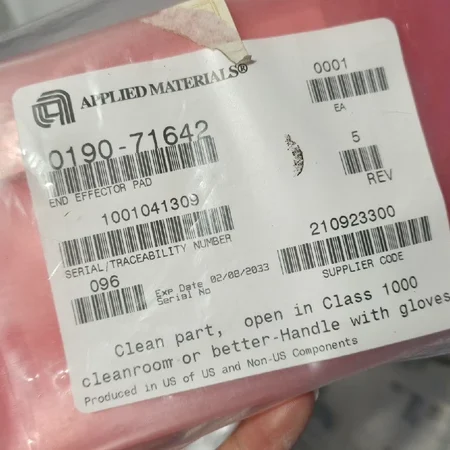 APPLIED MATERIALS End Effector Pad 0190-71642 - Reliability