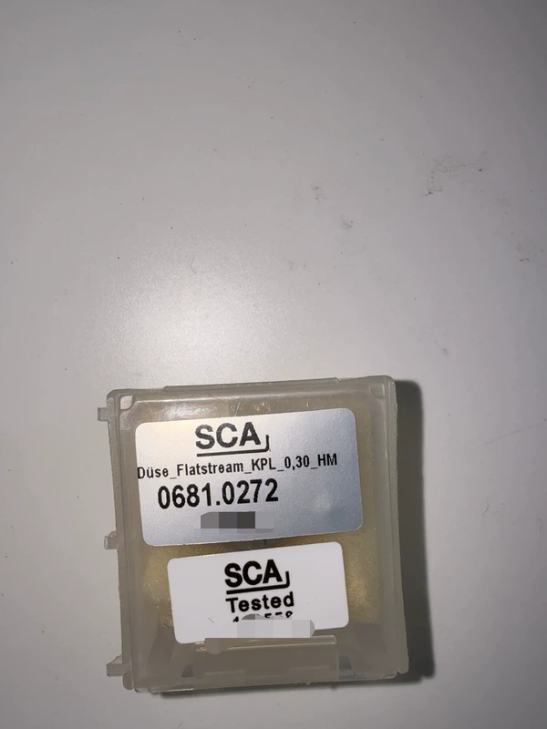 SCA Nozzle 0681.0272 - For Optimal Fluid Application 1 SCA Nozzle 0681.0272 - For Optimal Fluid Application