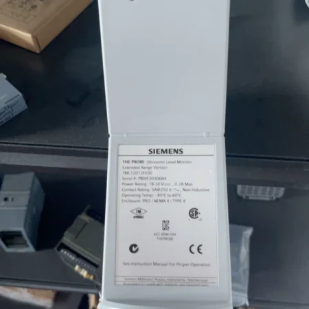 SIEMENS 7ML1201-2EE01 Ultrasonic Level Transmitter