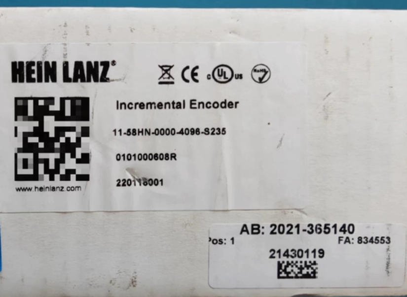 HEIN LANZ 11-58HN-0000 Encoder - Reliable Industrial Feedback System 1 HEIN LANZ 11-58HN-0000 Encoder - Reliable Industrial Feedback System
