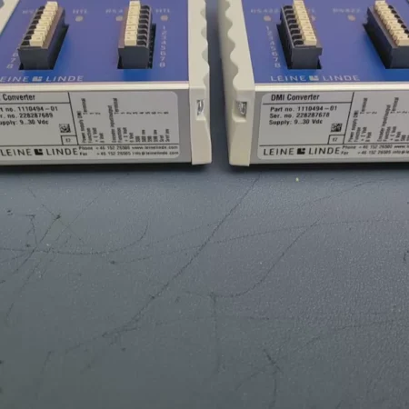 Fiber Optic Amplifier LEINE LINDE 1110494-01 RS422 High Precision