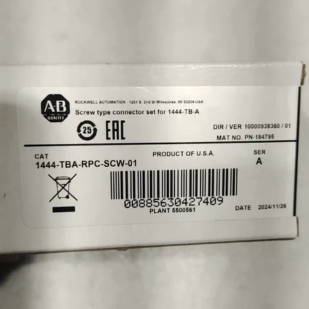 Allen-Bradley 1444-TBA-RPC-SCW-01 Kit for Industrial Connectors