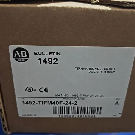 Safety Relay Allen-Bradley 1492-TIFM40F-24-2 for Machine Safety