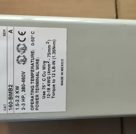 Allen-Bradley Drive 160-BMB2 0.6HP MicroDrive