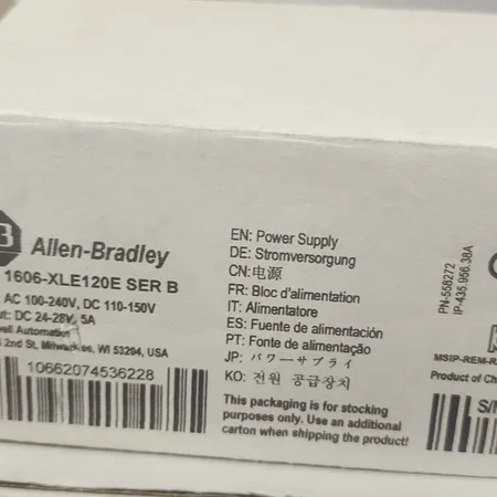 Allen-Bradley Power Supply Module 1606-XLE120E for Systems