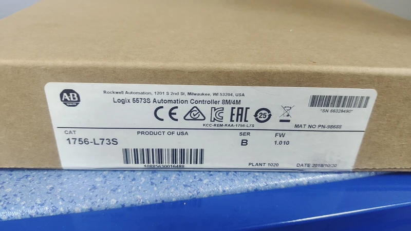Allen-Bradley PLC Controller 1756-L73S for Industrial Control 1 Allen-Bradley PLC Controller 1756-L73S for Industrial Control