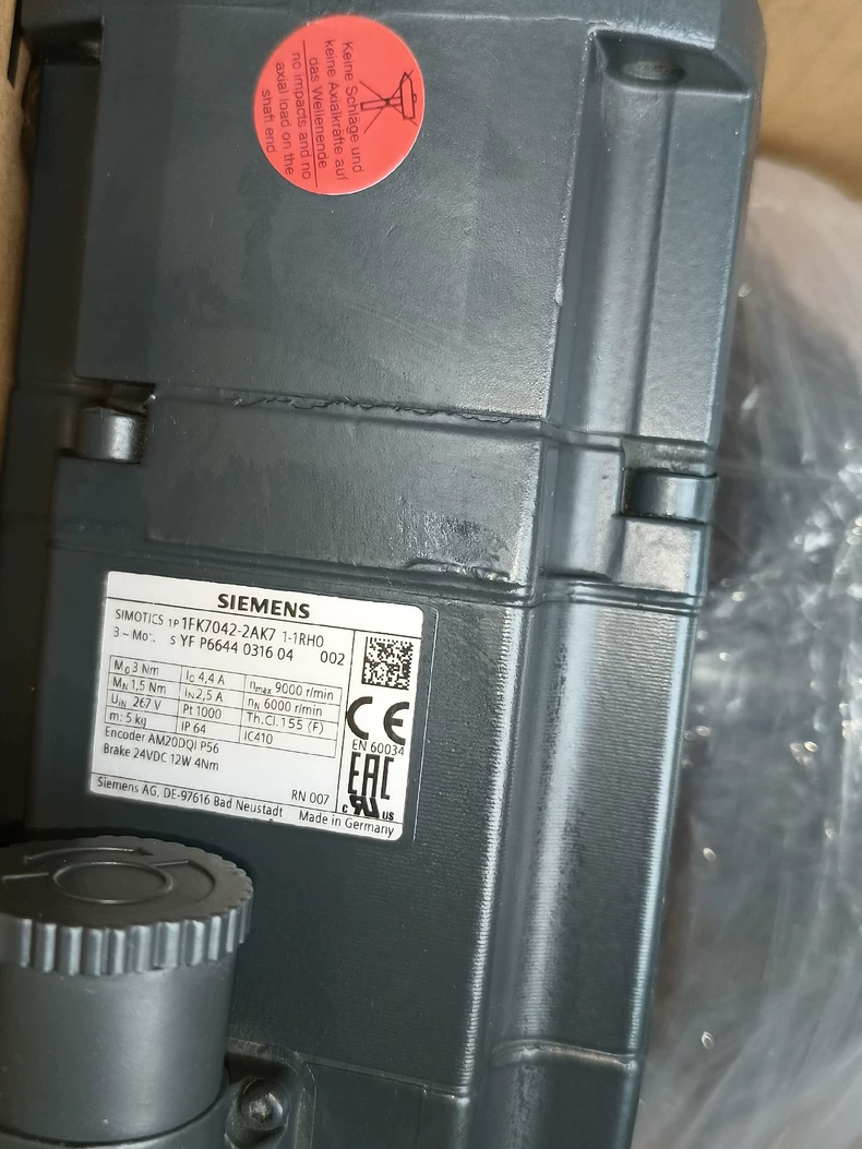 Siemens 1FK7042-2AK71-1RH1 Servo Motor - High Precision 1 Siemens 1FK7042-2AK71-1RH1 Servo Motor - High Precision