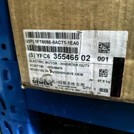 Siemens 1FT6086-8AC71-1EA1 Servo Motor - Industrial Automation
