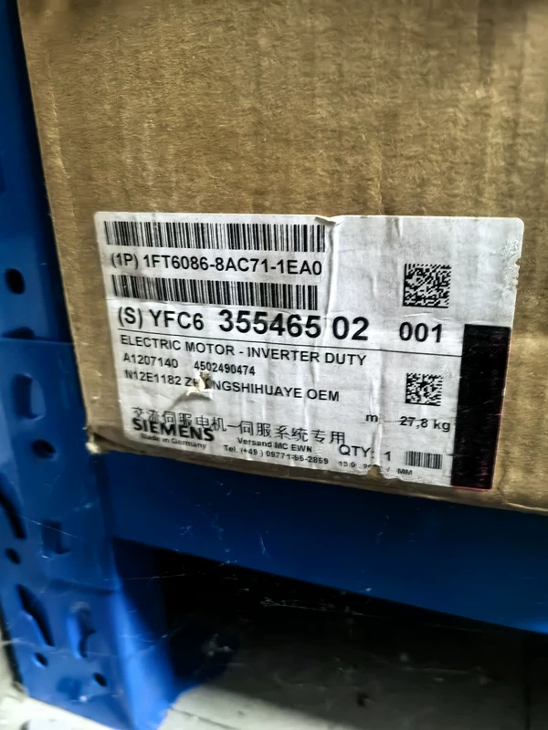 Siemens 1FT6086-8AC71-1EA1 Servo Motor - Industrial Automation 1 Siemens 1FT6086-8AC71-1EA1 Servo Motor - Industrial Automation