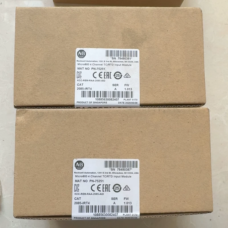 Allen-Bradley 2085-IRT5 RTD Input Module for CompactLogix 1 Allen-Bradley 2085-IRT5 RTD Input Module for CompactLogix