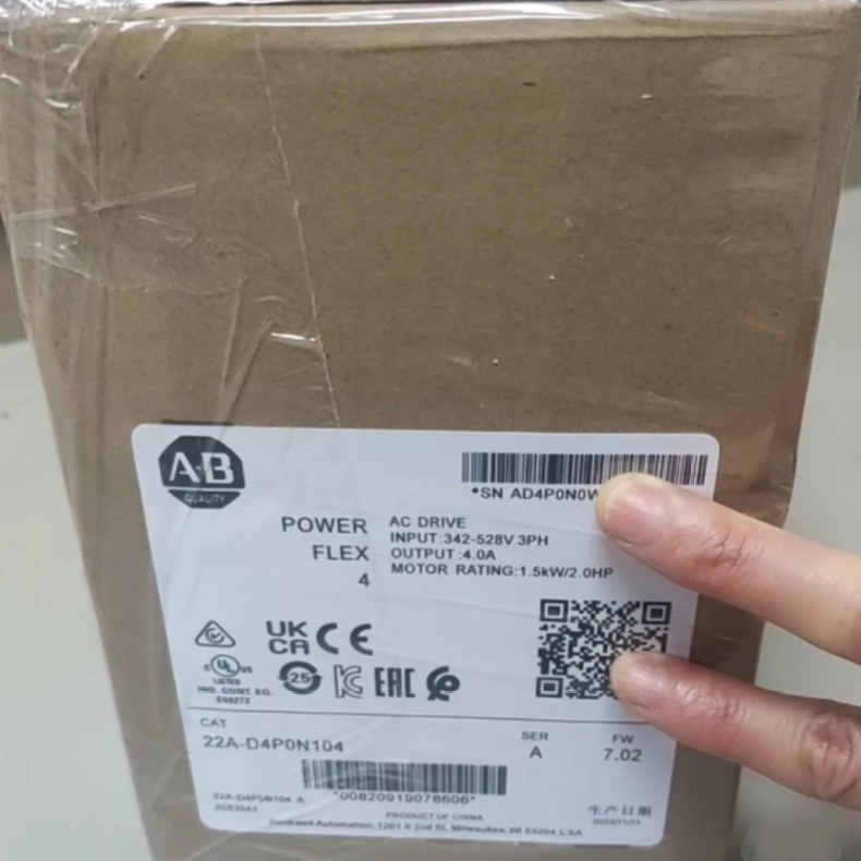 Variable Frequency Drive Allen-Bradley 22A-D4P0N104 - Energy Efficient