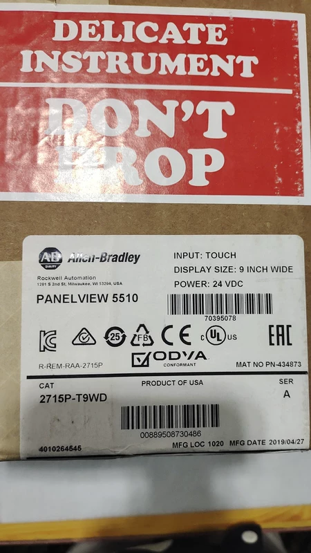Allen-Bradley 2715P-T9WD High-Performance HMI Touch Display 1 Allen-Bradley 2715P-T9WD High-Performance HMI Touch Display
