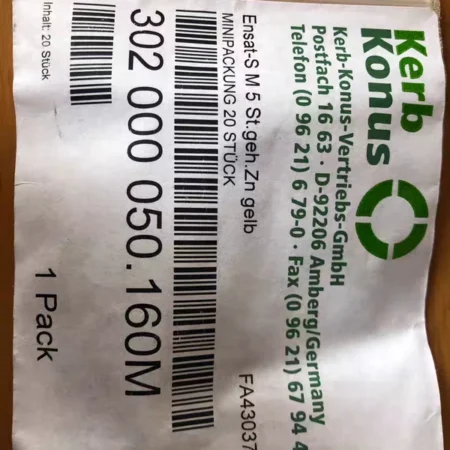 302000050.160M KERB KONUS Nut - Precision Thread Repair