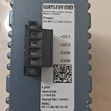 Westermo Industrial Ethernet Switch 3643-0100 - High Performance
