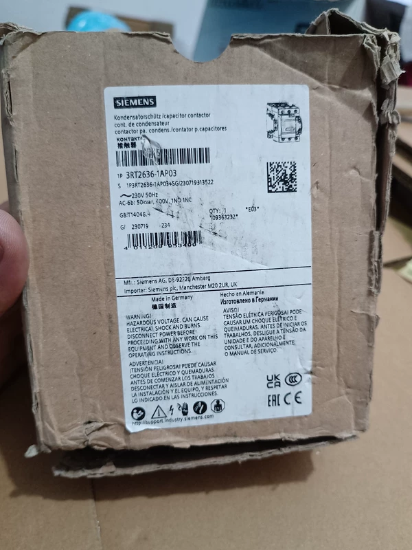 SIEMENS Contactor 3RT2636-1AP04 Industrial Motor Control 1 SIEMENS Contactor 3RT2636-1AP04 Industrial Motor Control