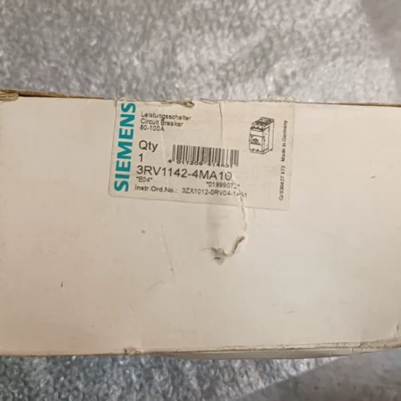 SIEMENS 3RV1142-4MA11 Circuit Breaker | Motor Protection