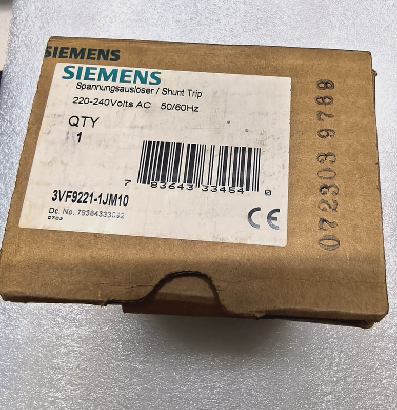 Siemens 3VF9221-1JM11 Molded Case Circuit Breaker 1 Siemens 3VF9221-1JM11 Molded Case Circuit Breaker