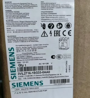 Order SIEMENS 3VL2716-1SG33-0AA0 Molded Case Breaker Now