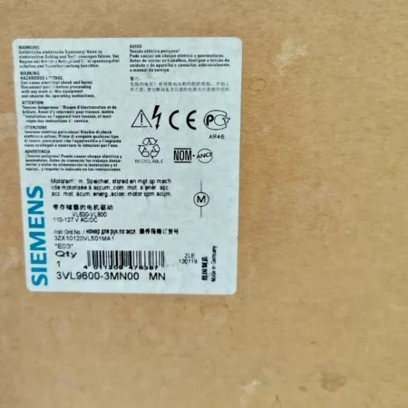 Siemens 3VL9600-3MN00 - Durable Circuit Breaker Operator