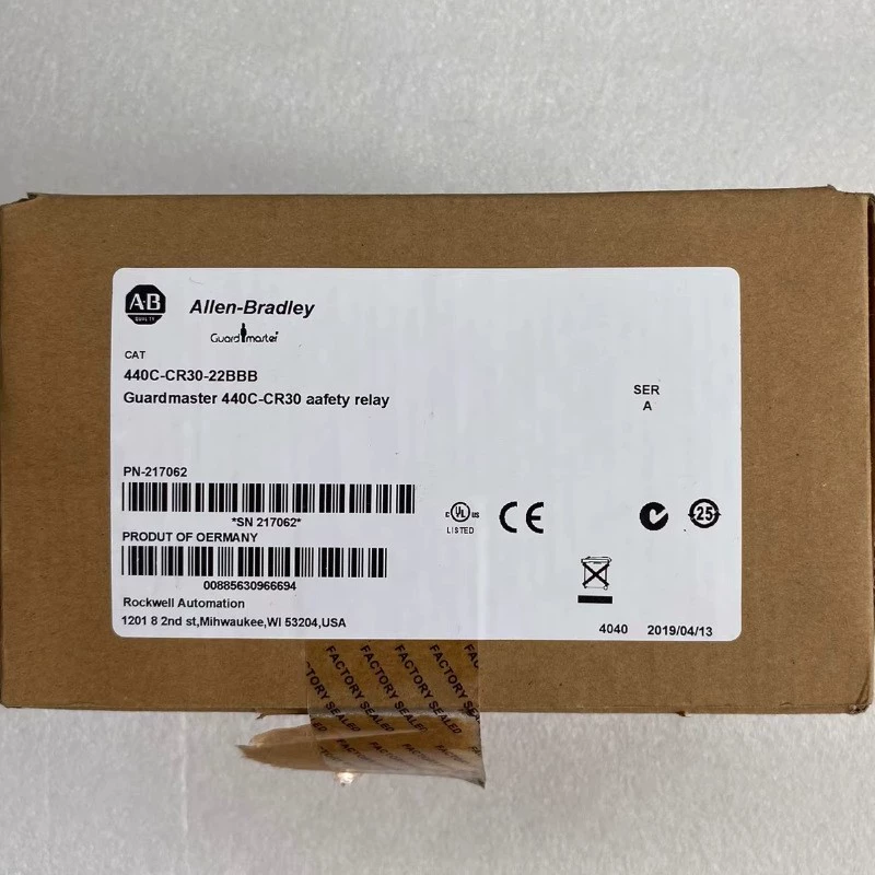 Safety Relay Allen-Bradley 440C-CR30-22BBB - Certified Category 4