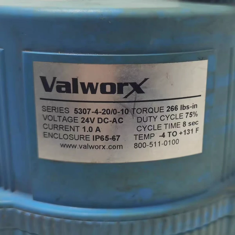 Valworx Electric Actuator 5307-4-20/0-10 for Precise Control