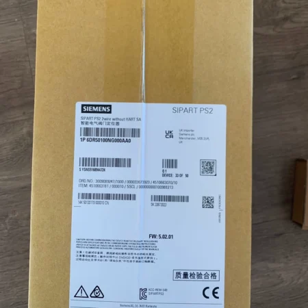 SIEMENS Electropneumatic Positioner 6DR5010-0NG00-0AA1 Valve