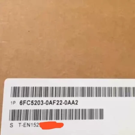 Siemens SINUMERIK 6FC5203-0AF22-0AA3 Control Unit