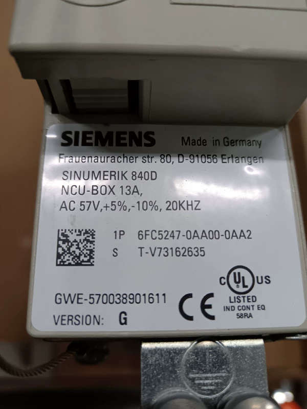 SIEMENS 6FC5247-0AA00-0AA2 CNC Machine HMI Control Panel 2 SIEMENS 6FC5247-0AA00-0AA2 CNC Machine HMI Control Panel - Image 2