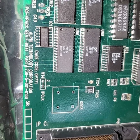 ALPHI 736-5-001-0100 PCI Backplane for Industrial PC Use