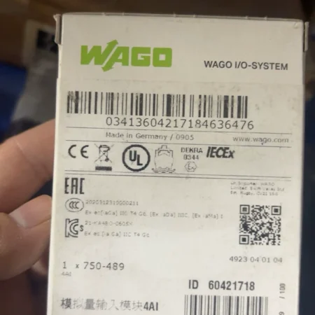 Analog Input Module WAGO 750-489 - High Precision