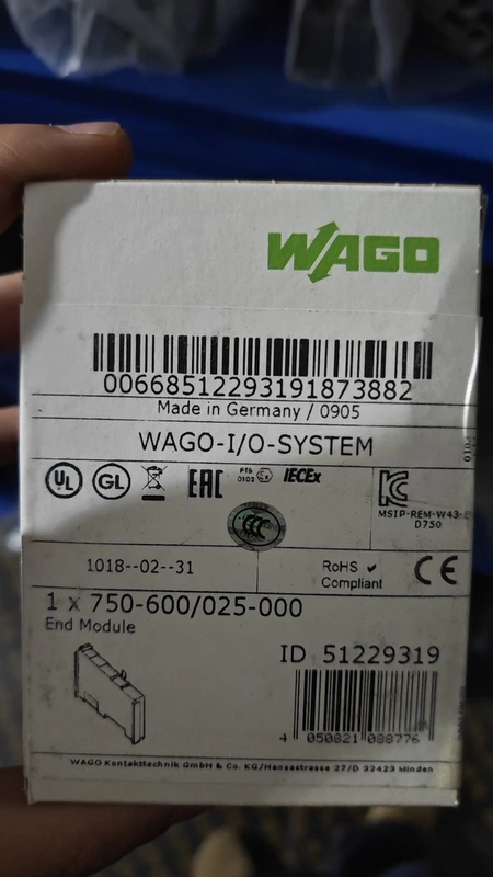 Digital Input Module WAGO 750-600/025-000 - 8 Channels 1 Digital Input Module WAGO 750-600/025-000 - 8 Channels