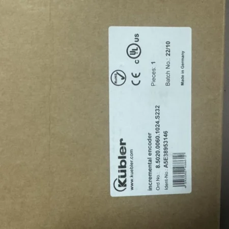 Kubler Encoder 8.5020.0060 - Reliable Speed Monitoring