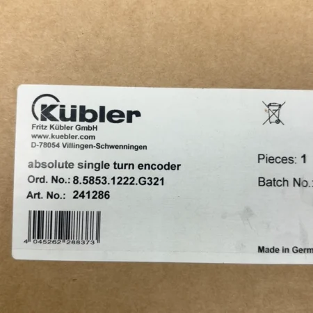 High-Precision Encoder Kubler 8.5853.1222.G321  241286 for Industrial Automation