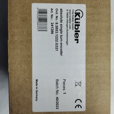Precision Kubler Encoder 8.5853.1222.G321 for Systems