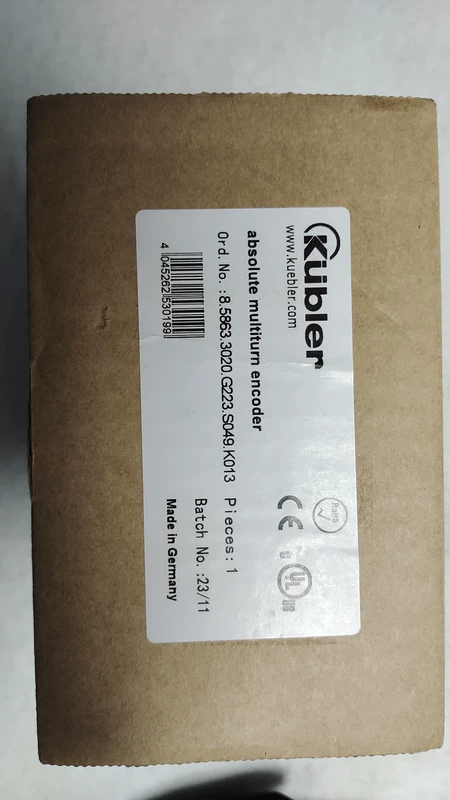 Kubler 8.5863.3020.G223.S049.K013 High-Accuracy Encoder 1 Kubler 8.5863.3020.G223.S049.K013 High-Accuracy Encoder