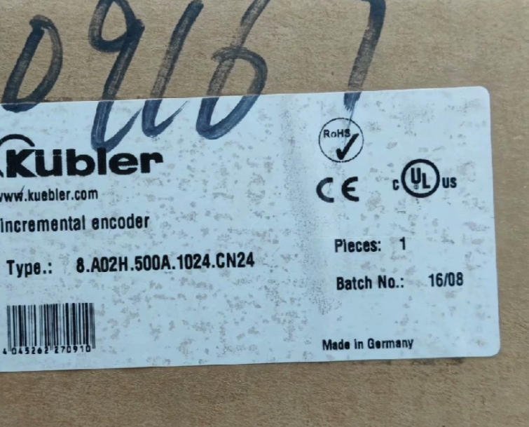Kubler 8.A02H.500A.1024.CN24 Encoder for Industrial Automation 1 Kubler 8.A02H.500A.1024.CN24 Encoder for Industrial Automation
