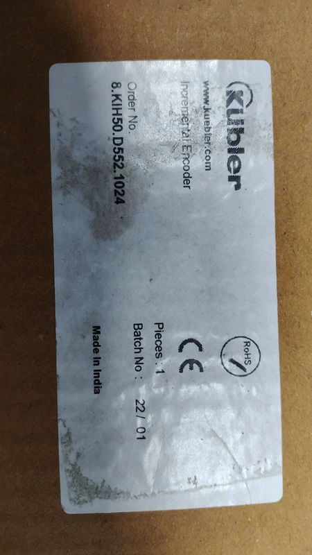 Kubler 8.KIH50.D552.1024 High-Precision Incremental Encoder 1 Kubler 8.KIH50.D552.1024 High-Precision Incremental Encoder